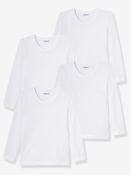 4er-Pack Jungen Shirts BASIC Oeko-Tex - weiß - 1