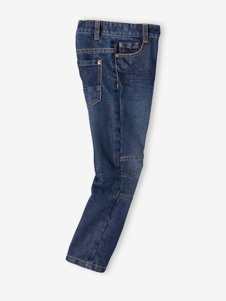 Die UNVERWÜSTLICHE, robuste Jungen Straight-Jeans WATERLESS, Hüftweite COMFORT - blue stone+dark blue - 7