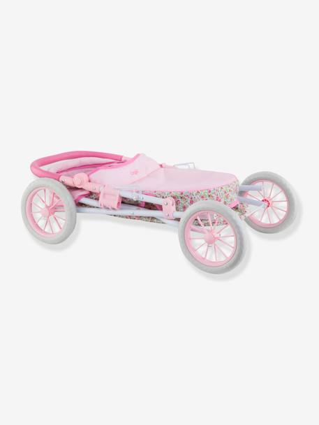 Puppen-Kinderwagen COROLLE für Puppen mit 36/42/52 cm - rosa geblümt - 7
