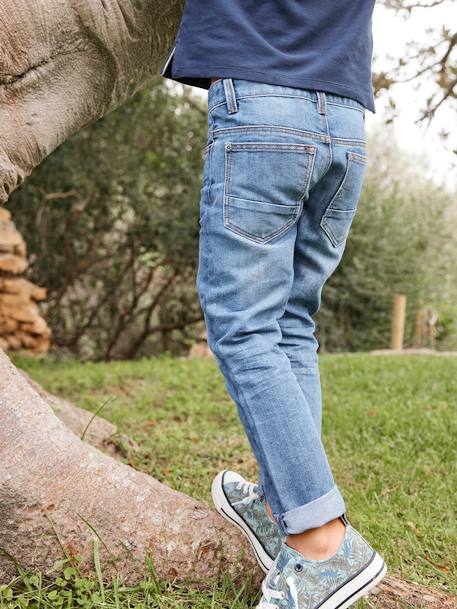 Die UNVERWÜSTLICHE, robuste Jungen Jeans, Straight-Fit - blue stone+dark blue+grau - 8