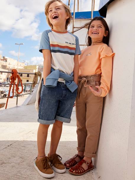 Jungen Shorts in Denim-Optik Oeko-Tex - blue stone+schwarz - 3