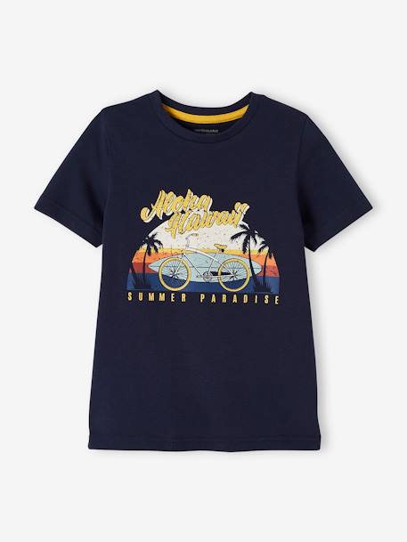 Jungen-Set: T-Shirt & Shorts, Hawaii Oeko Tex® - senfgelb - 2