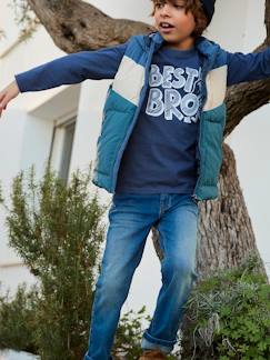 Jungenkleidung-Jungenhosen-Jungen Straight-Fit-Jeans WATERLESS, Hüftweite REGULAR Oeko Tex