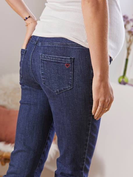 Umstands-Jeans in 7/8-Länge - bleached+dark blue - 8