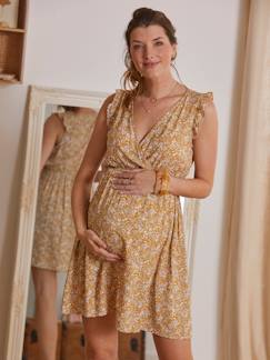 Umstandsmode-Bedrucktes Kleid für Schwangerschaft & Stillzeit