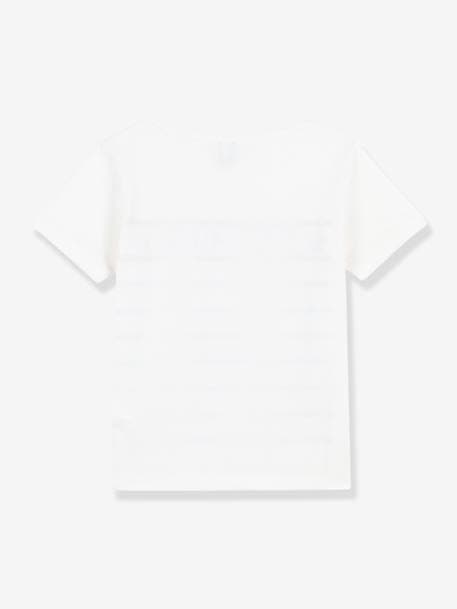 Jungen T-Shirt PETIT BATEAU - weiß/blau gestreift - 2