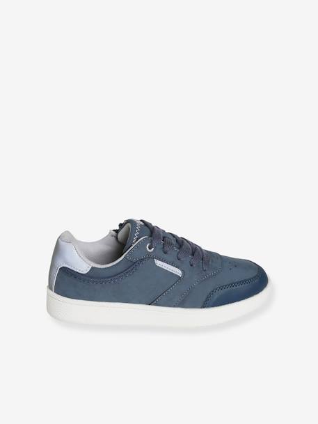 Jungen Sneakers mit Reißverschluss - blau+weiß - 2