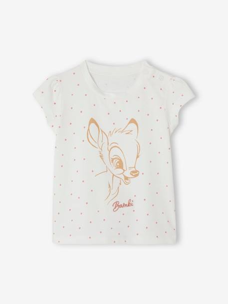 Mädchen Baby T-Shirt Disney BAMBI - weiß bedruckt - 1