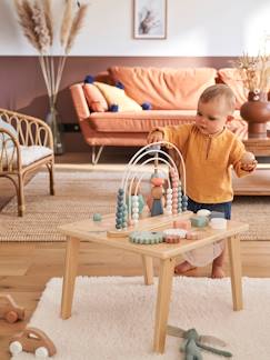 Spielzeug-Baby-Tasten & Greifen-Kinder Spieltisch REGENBOGEN, Holz FSC®