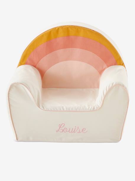 Kinderzimmer Sessel REGENBOGEN, personalisierbar - wollweiß - 3