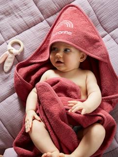 Babyartikel-Baby Kapuzenbadetuch & Waschhandschuh Oeko-Tex, personalisierbar