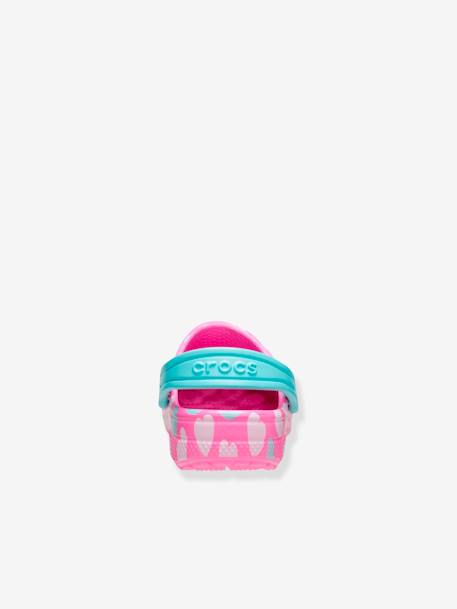 Baby Clogs CLASSIC EASY ICON CLOG CROCS - marine/mehrfarbig bedruckt+rosa bedruckt - 8