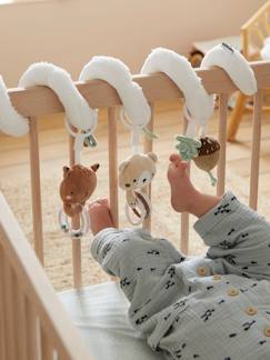 Spielzeug-Baby-Kuscheltiere & Stofftiere-Activity-Spirale GRÜNER WALD