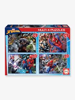 Spielzeug-Lernspielzeug-Puzzles-4er-Set Puzzles MARVEL SPIDERMAN EDUCA