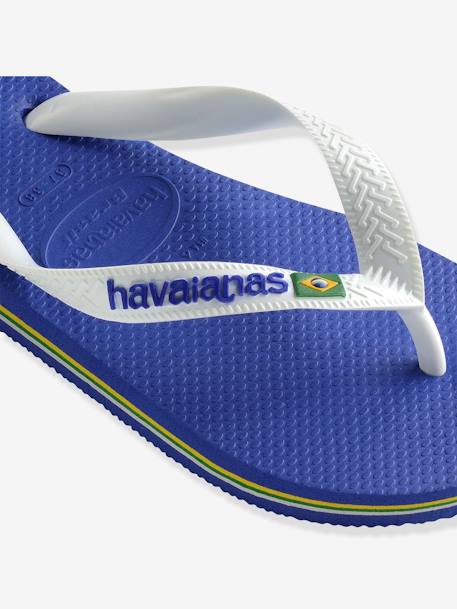 Kinder Zehentrenner Brasil Logo HAVAIANAS - leuchtgrün+marine/weiß - 8