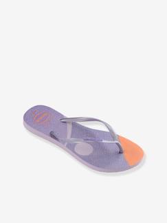 Kinderschuhe-Mädchen Zehentrenner Slim Palette Glow HAVAIANAS