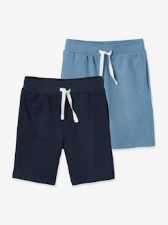 Jungenkleidung-Shorts & Bermudas-2er-Pack Jungen Sweat-Shorts BASIC Oeko-Tex