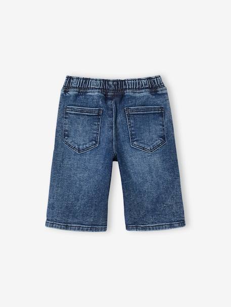 Jungen Shorts in Denim-Optik Oeko-Tex - blue stone+schwarz - 9