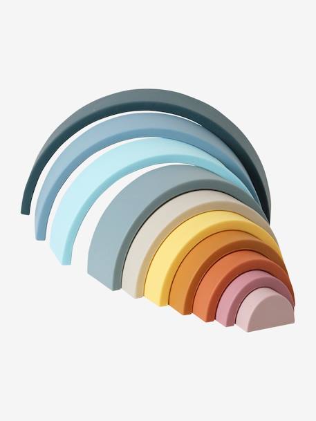 Stapel-Regenbogen aus Silikon - mehrfarbig - 5