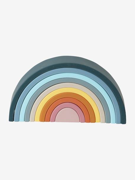 Stapel-Regenbogen aus Silikon - mehrfarbig - 1