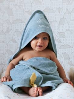 Babymode-Bademäntel & Badecapes-Baby Kapuzenbadetuch & Waschhandschuh Oeko-Tex, personalisierbar