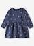 Mädchen Baby Kleid Oeko-Tex - marine bedruckt - 2