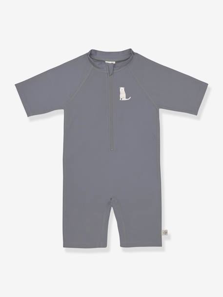Jungen Baby Schwimmanzug mit UV-Schutz LÄSSIG - grau bedruckt - 1