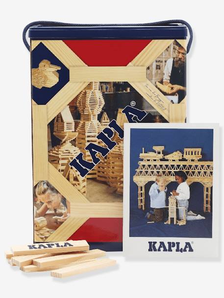Konstruktions-Box mit 200 Holzplättchen KAPLA - beige - 1