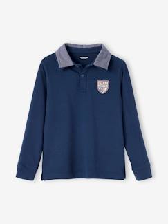 Jungenkleidung-Jungen Poloshirt, 2-in-1-Look, personalisierbar