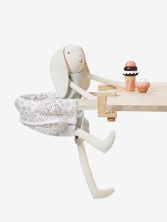 Spielzeug-Puppen-Tischsitz MINI FLORA, Stoff/Holz FSC®