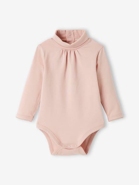 2er-Pack Baby Bodys, Langarm Oeko-Tex - rosa - 3