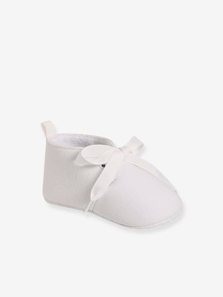 Weiche Baby Schuhe - weiß - 1