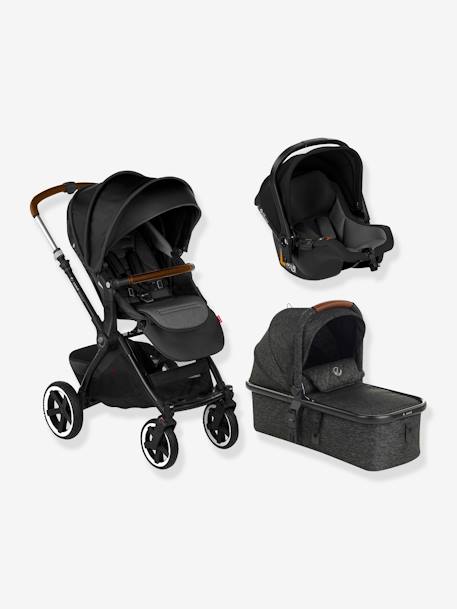 Kombi-Kinderwagen CROSSLIGHT + Babywanne MICRO + Babyschale Gr. 0+ „Koos iSize R1“ JANE 2022 - schwarz - 1