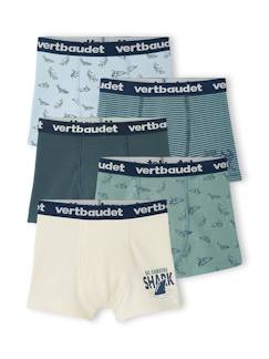 Jungenkleidung-Unterwäsche & Socken-Unterhosen & Boxershorts-5er-Pack Jungen Boxershorts, Haie Oeko-Tex