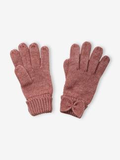 Maedchenkleidung-Accessoires-Mädchen Handschuhe, Schleifen