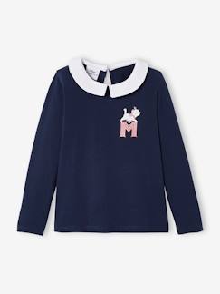 Maedchenkleidung-Shirts & Rollkragenpullover-Kinder Shirt mit Bubikragen Disney ARISTOCATS MARIE Oeko-Tex