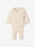 Baby-Set: Jäckchen & Hose, Rippenjersey - sand - 1