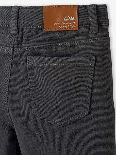 Mädchen Flared-Jeans mit Stickereien - schwarz - 7