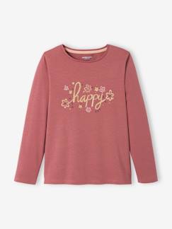 Maedchenkleidung-Shirts & Rollkragenpullover-Mädchen Shirt mit Messageprint
