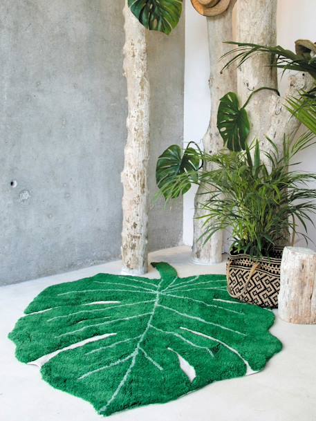 Kinderzimmer-Teppich MONSTERA-BLATT LORENA CANALS - grün - 2