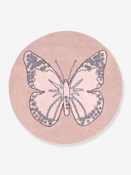Kinderzimmer Teppich „Schmetterling“ LORENA CANALS, Recycling-Baumwolle - rosa - 1