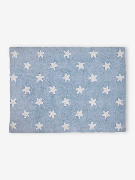 Kinderzimmer-Teppich mit Sternen LORENA CANALS - blau+rosa - 1