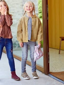 Maedchenkleidung-Mädchen Slim-Fit-Jeans WATERLESS, Hüftweite COMFORT