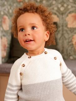 Babymode-Pullover, Strickjacken & Sweatshirts-Pullover-Jungen Baby Strickpullover