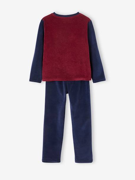 Kinder Samt-Schlafanzug HARRY POTTER Oeko-Tex - marine/bordeaux - 5