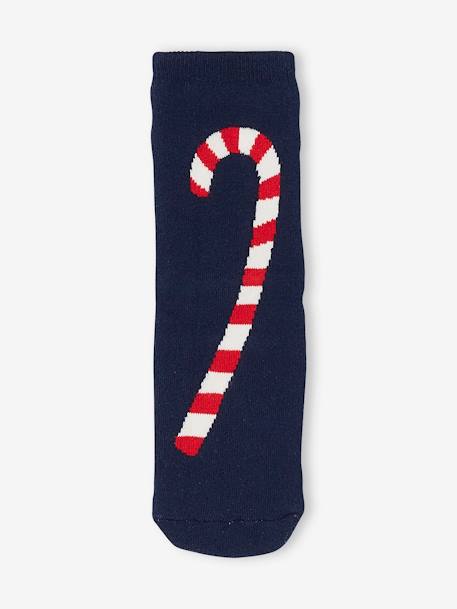 Mädchen Weihnachts-Geschenkbox: Schlafanzug & Socken - beige glanzeffekt - 7
