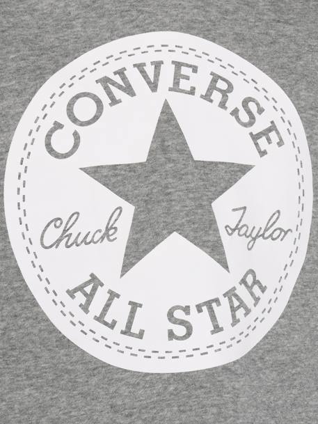 Kinder Kapuzensweatshirt „Chuck Patch Cropped Hoodie“ CONVERSE - grau+rosa - 3