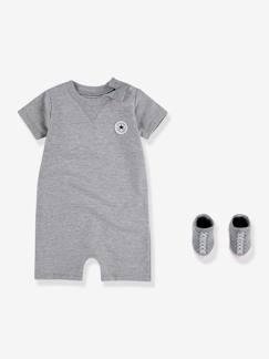Babymode-Baby-Sets-2-teiliges Baby-Set LIL CHUCK CONVERSE: Kurzoverall & Socken