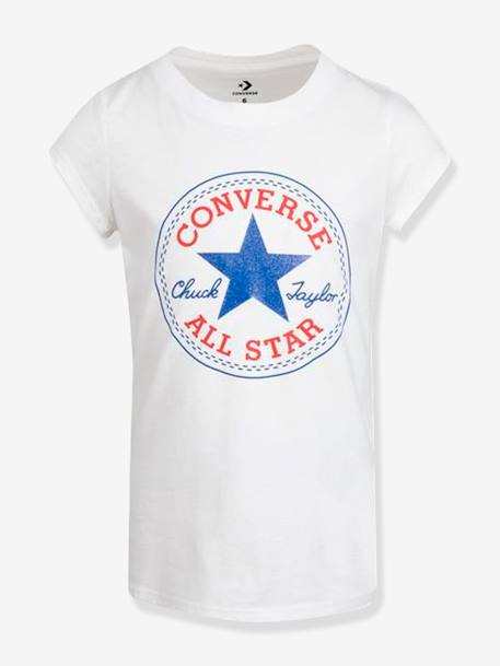 Kinder T-Shirt „Chuck Patch“ CONVERSE - grau+rosa+weiß - 8