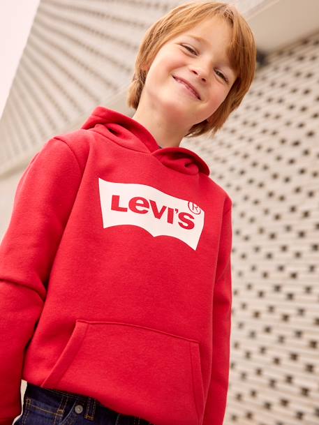 Jungen Kapuzensweatshirt Levi's - marine+rot - 4